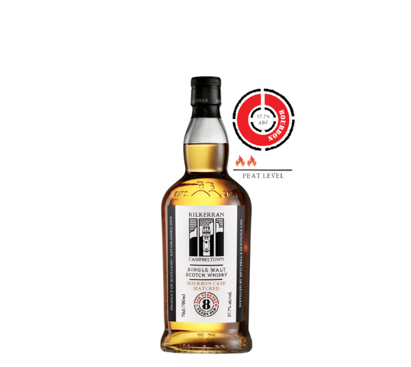 Kilkerran 8 Jahre – Cask Strength – 100% Bourbon Cask