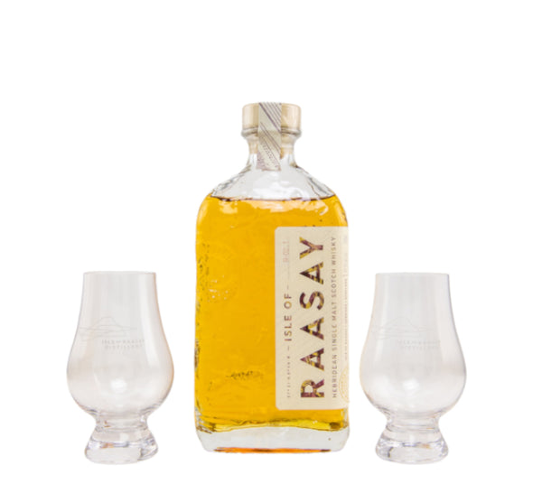 Isle of Raasay Geschenkset - Batch R- 02.1 mit 2 Glencairn Gläsern